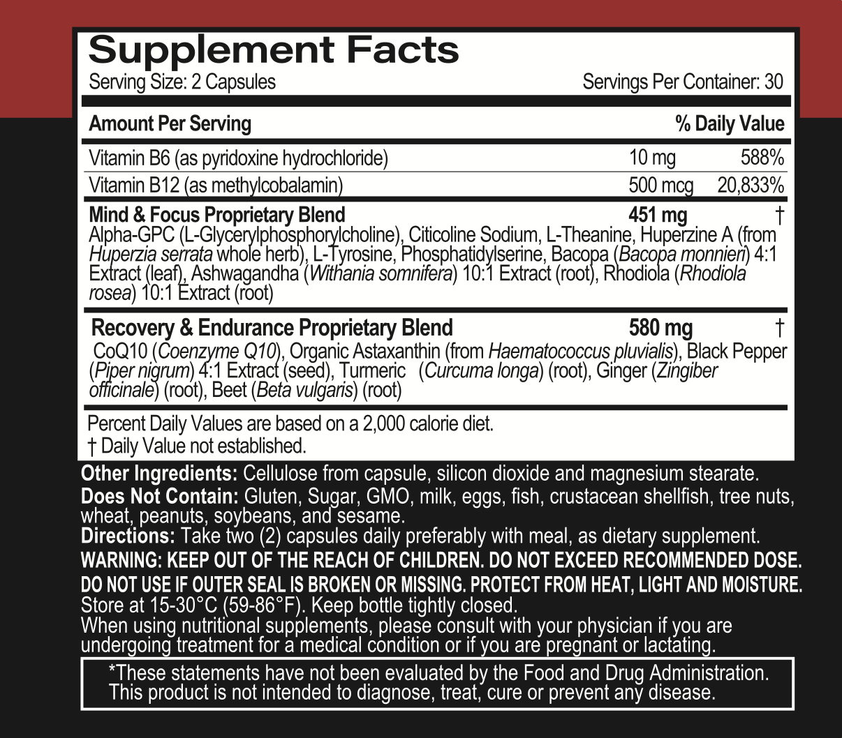 CODE ATHLETE NOOTROPIC